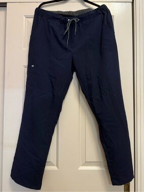 Women’s Navy Drawstring Scrub Pants